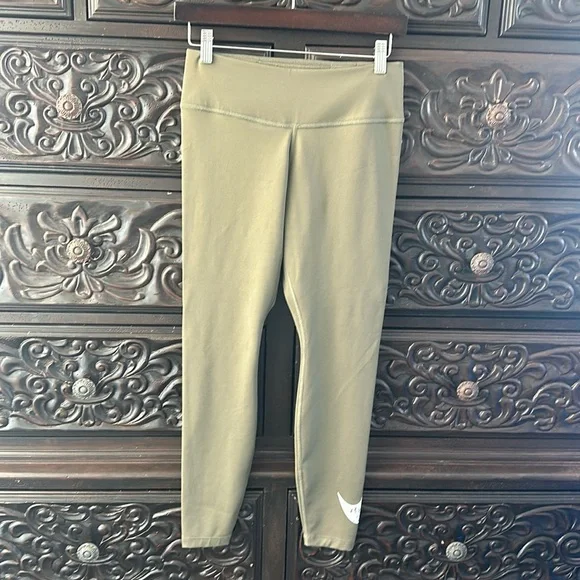 Nike dry fit leggings, green women’s - Picture 1 of 5